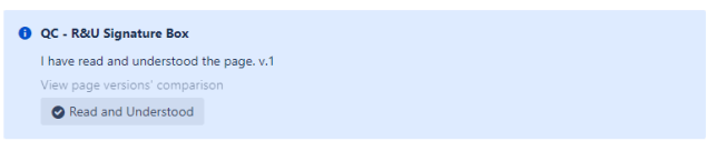 signature box for qc r&u macro